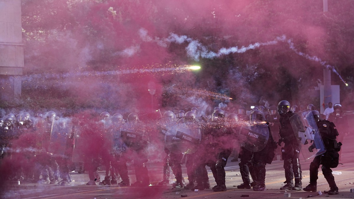 Protest protiv samita G7 u Ženevi 14. juna