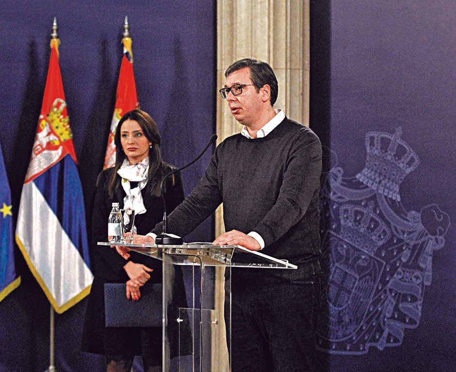 Predsednik Vučić i ministarka Kuburović