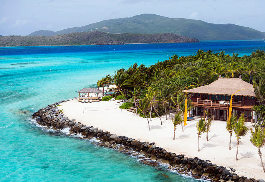 Necker Island - prywatna wyspa Richarda Bransona na Karaibach