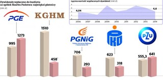 Dywidendy: Które spółki wpłacają najwięcej do naszego budżetu?