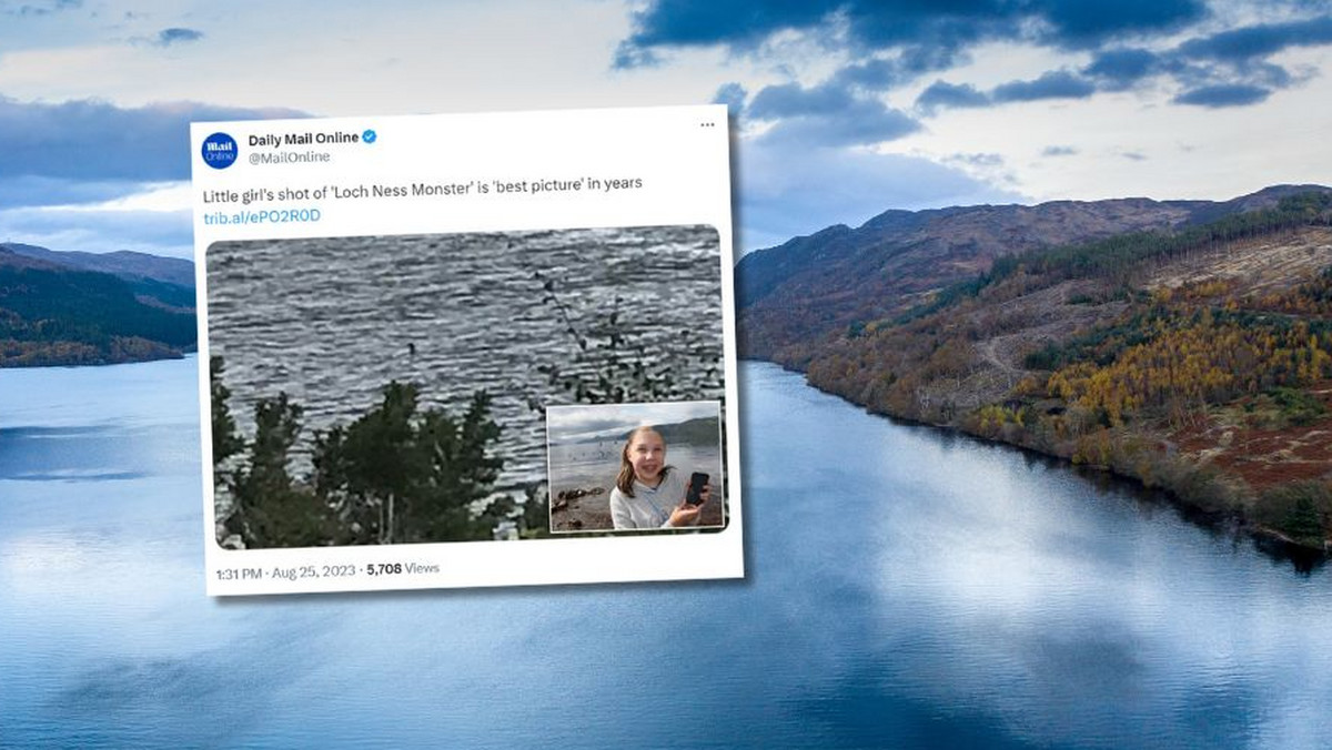 Nastolatka zauważyła coś na powierzchni Loch Ness. Zdjęcie intryguje