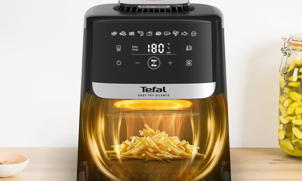 To najcichszy air fryer na rynku! Ma 10 programów gotowania, jest szybszy od piekarnika