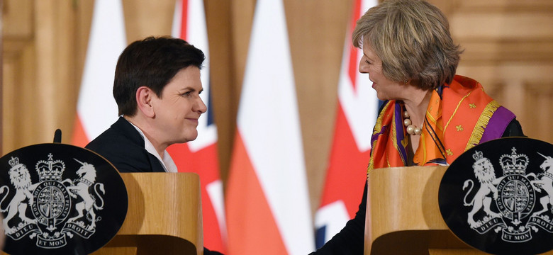 Theresa May i Beata Szydło spotkały się z liderami Polonii