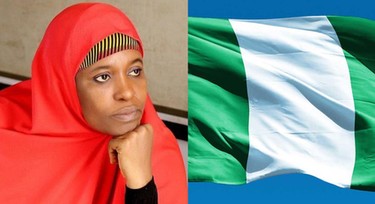 Mixed reactions as Aisha Yesufu refuses to stand up for new national anthem