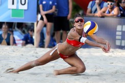 Kociołek i Kołosińska na plaży nie miały sobie równych