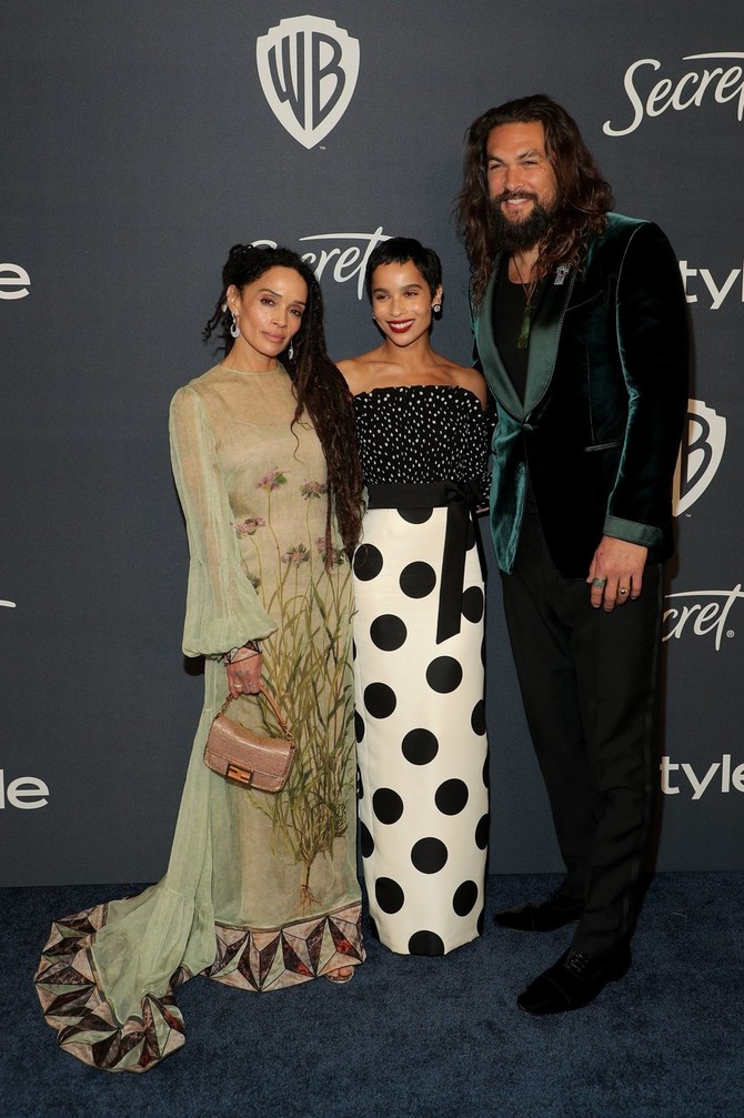Lisa Bone,  Džejson Momoa i Zoi Kravic