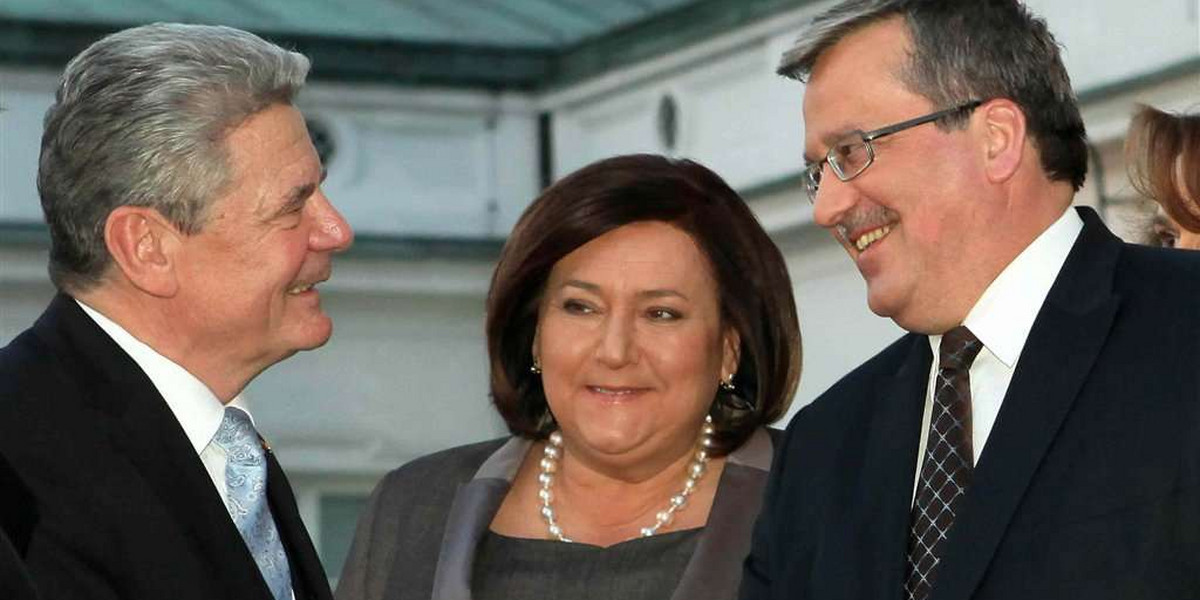 Anna Komorowska powitała prezydenta Niemiec