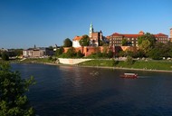 wawel panorama wzgórze zamkowe