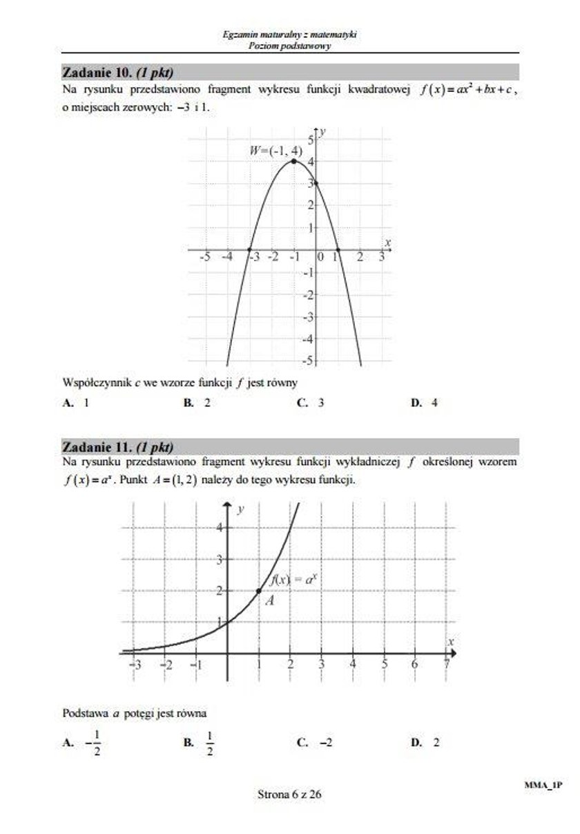 Matura 2017 matematyka. Arkusze, pytania, odpowiedzi