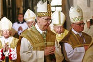 Od lewej: abp Marek Jędraszewski, abp Stanisław Gądecki, abp Stanisław Dziwisz i  bp Artur Miziński