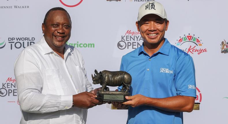 Chinese golfer Wu Ashun was declared the winner of the 53rd edition of the Magical Kenya Open golf championships 