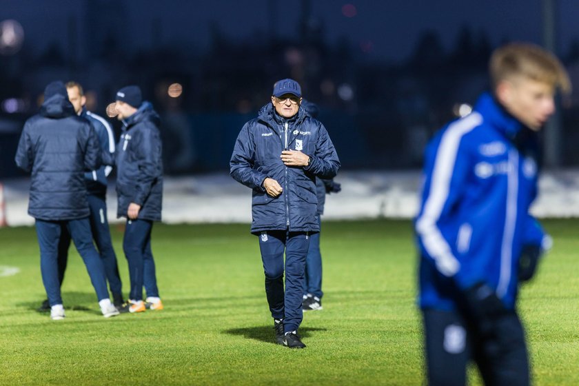 Lech Poznan - trening pierwszego zespolu