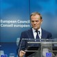 European Council President Donald Tusk takes part in a news conference after being reappointed chairman of the European Council during a EU summit in Brussels