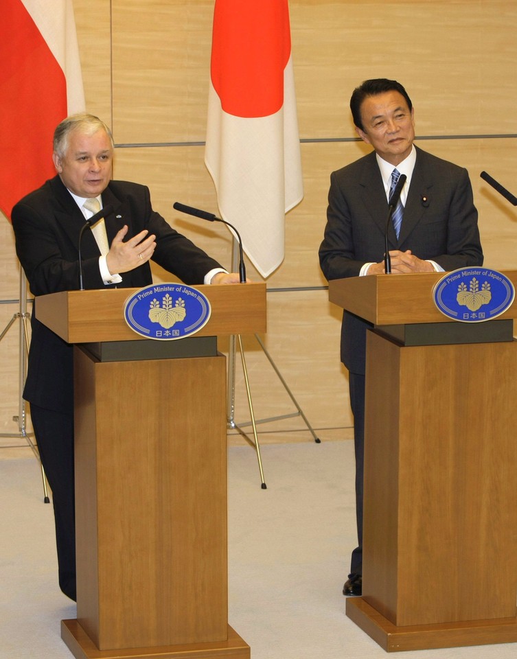 JAPAN POLAND KACZYNSKI VISIT