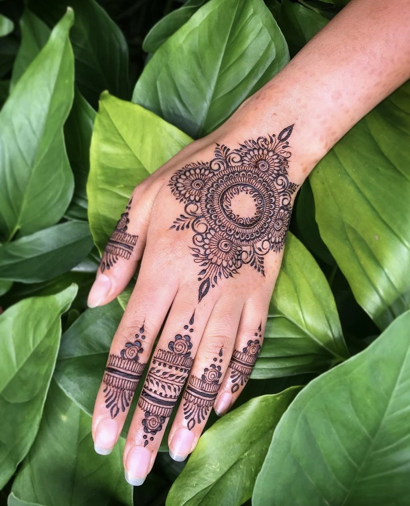 Le henné permet de réaliser de véritables œuvres d’art.