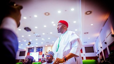 Deputy Speaker of the House of Representatives, Benjamin Kalu [Twitter/@OfficialBenKalu]