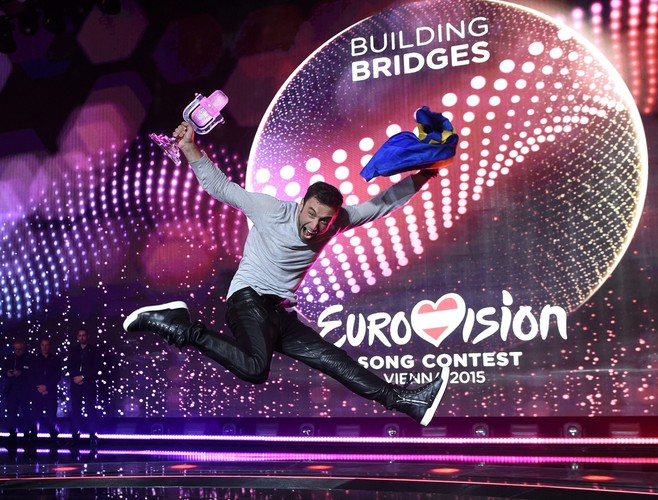 Maj 2015: Måns Zelmerlöew wygrywa Eurowizję