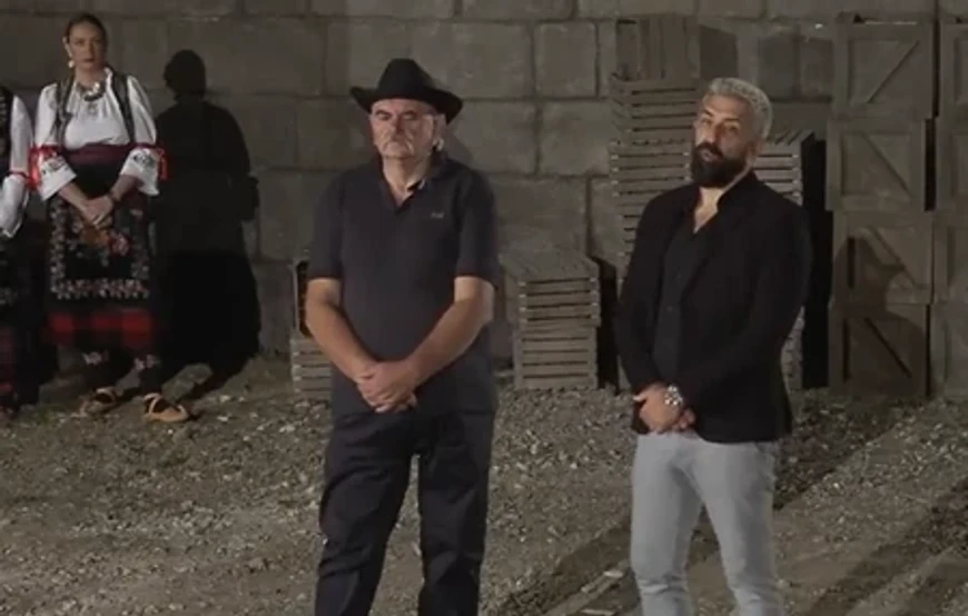 Dragan Mladenović Proka i Ognjen Amidžić (Foto: Screenshot TV Narodna)