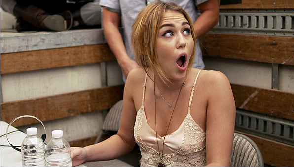 Miley Cyrus w programie Punk'd (fot. MTV)