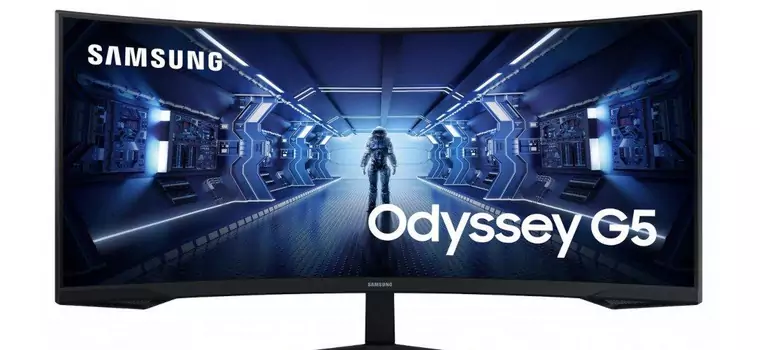 Samsung Odyssey C34G55T – pokazano ultrapanoramiczny monitor z HDR10