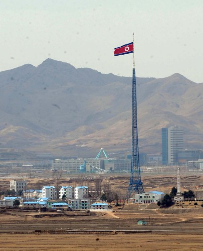 Na granicy Korei Północnej i Południowej