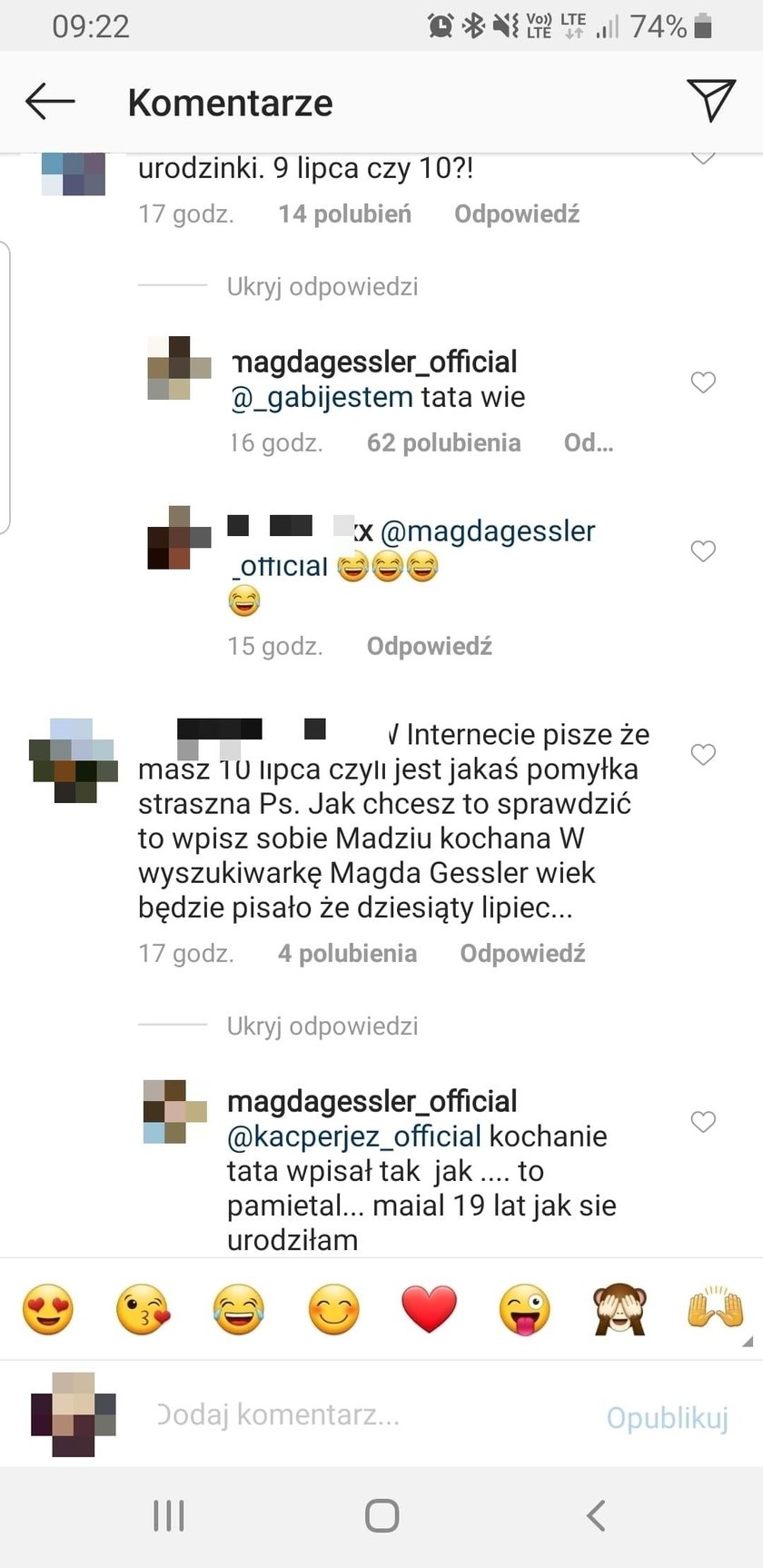 Tajemnica urodzin Magdy Gessler