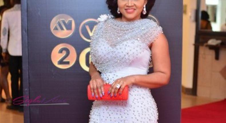 Mercy Aigbe Gentry's outfit to the AMVCA's