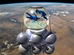 Kosmiczny lot w akwarium