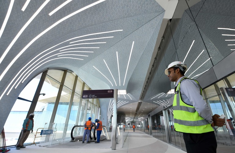 Stacja metra w stolicy Kataru