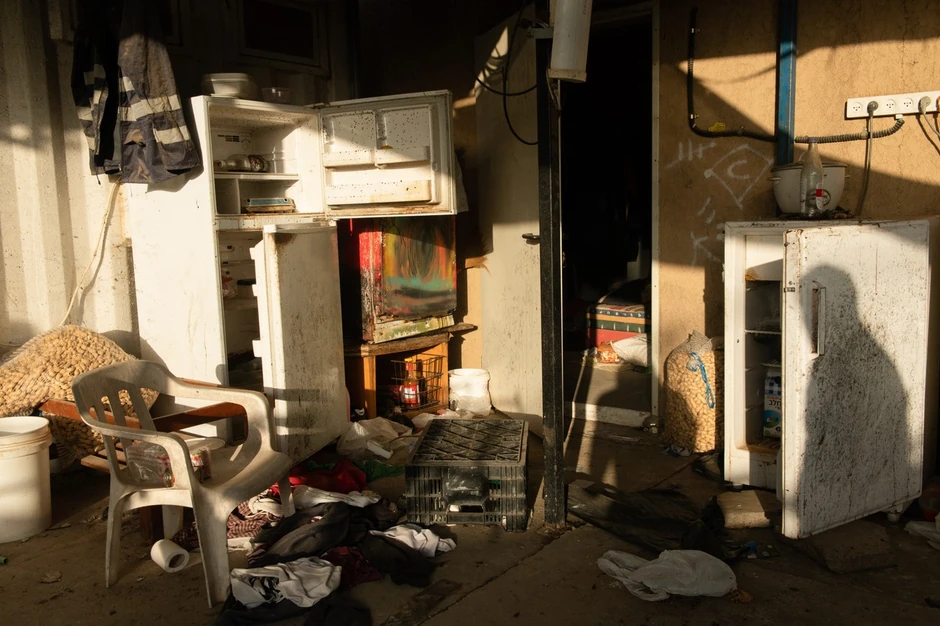 Jedna od uništenih kuća u kibucu