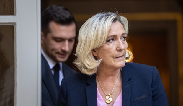 Žordan Bardela i Marin Le Pen