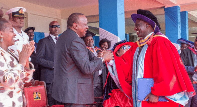 Dr. DP Ruto during his graduation with a Doctorate degree in Plant Ecology at UoN last year