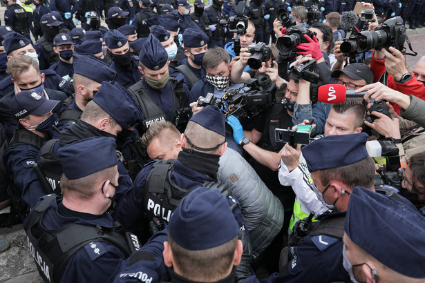 Protest przedsiębiorców w Warszawie