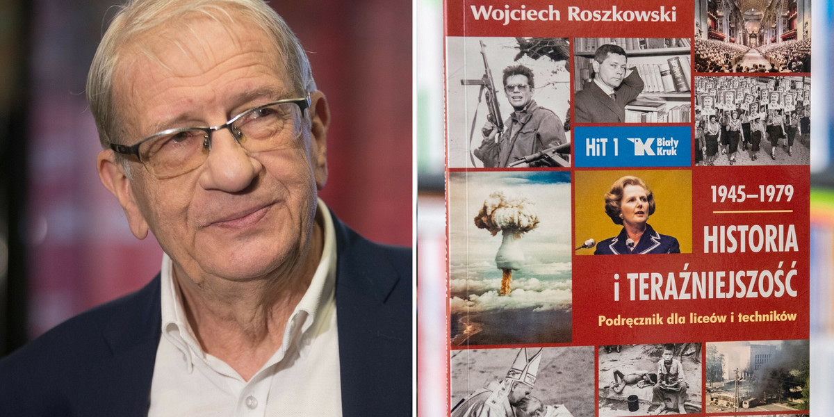 Prof. Wojciech Roszkowski, autor podręcznika do przedmiotu historia i teraźniejszość