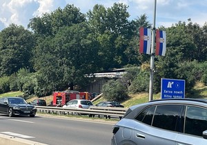 Požar kod Veterinarskog fakulteta