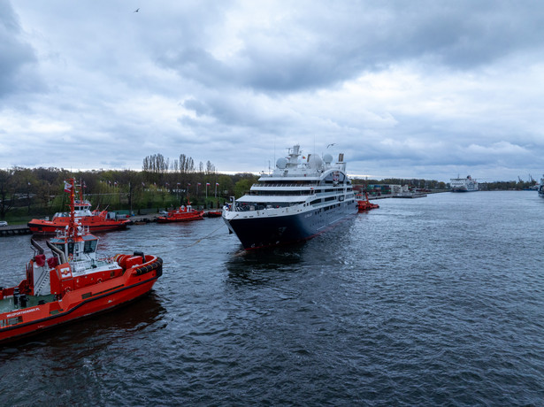 Do Portu Gdańsk przybił pierwszy w tym roku luksusowy statek pasażerski