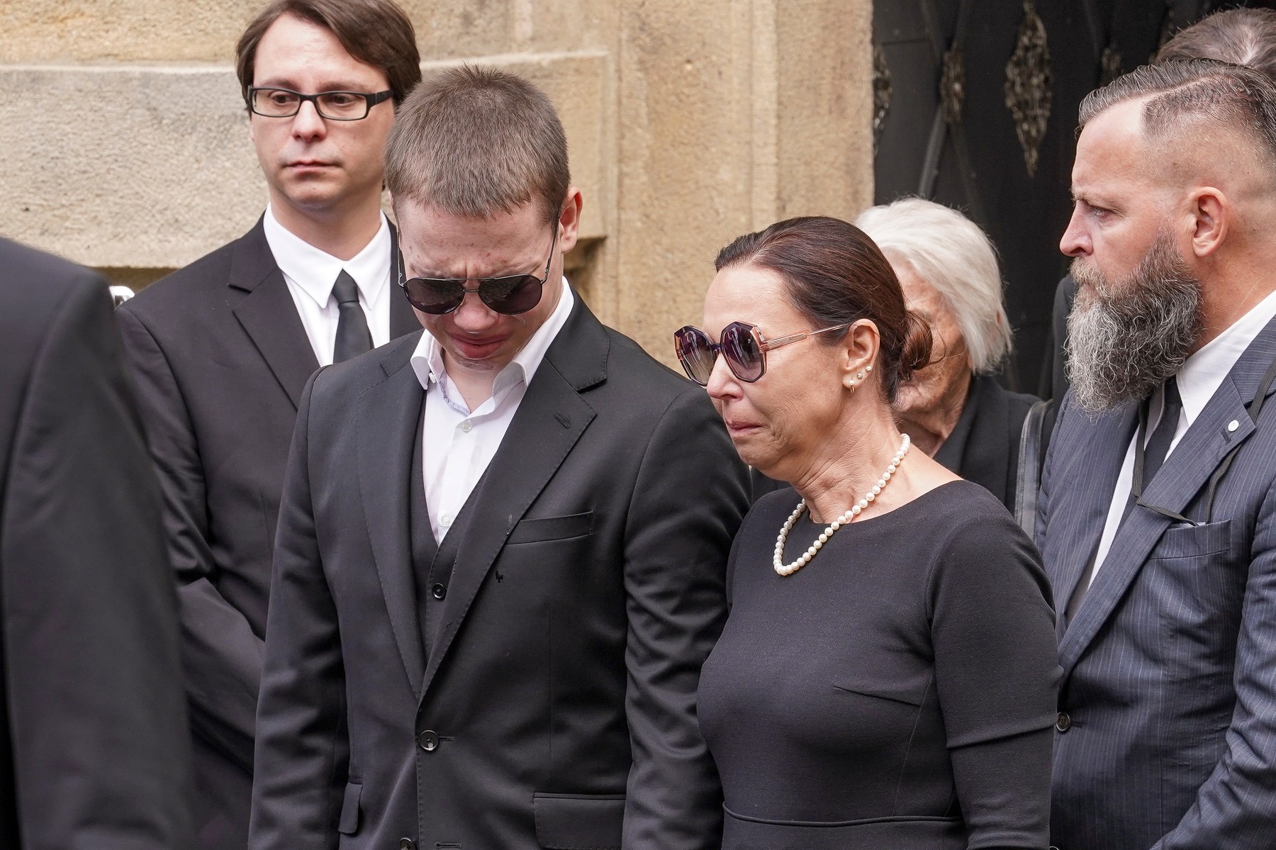 Manželka Vaša Patejdla Miluše a syn Benjamin.