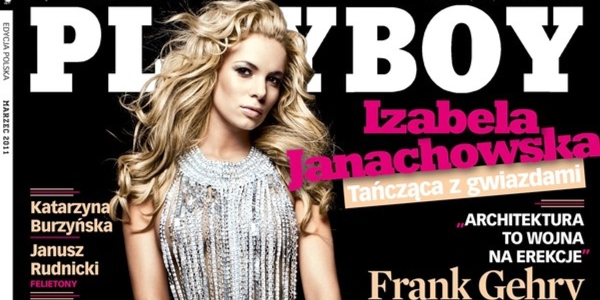 Izabela Janachowska na okładce magazynu Playboy