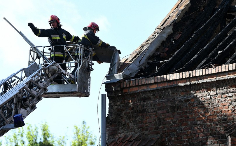 Akcja gaszenia zabytkowego kościoła