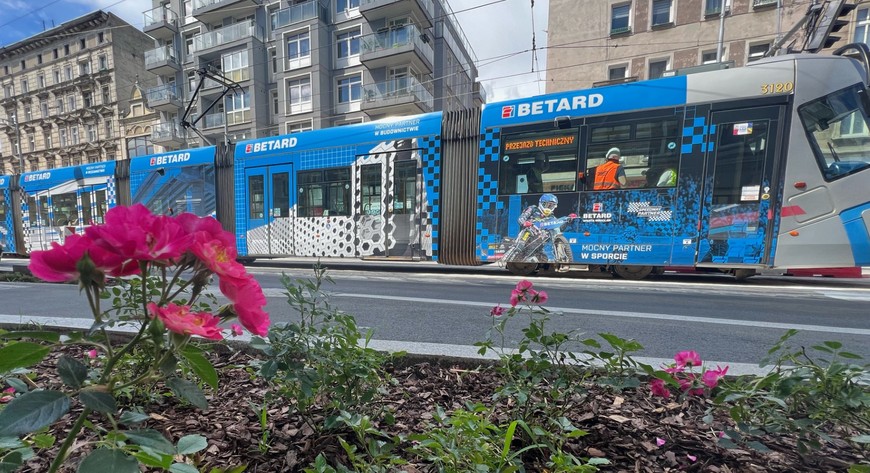 Cztery tramwaje testowały w poniedziałek torowisko na ul Pomorskiej