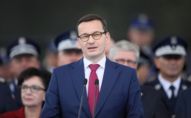 Obchody 100-lecia Policji. Morawiecki cytuje Piłsudskiego: Wolność bez siły to tylko dziecinada