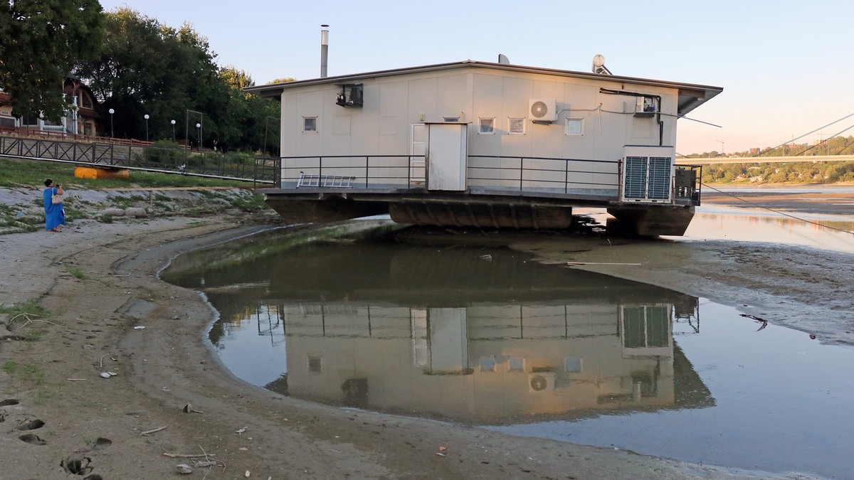 Novi Sad, presušio Dunav