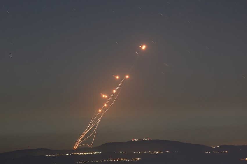 Dejstvo izraelske protivazdušne odbrane | Foto: ATEF SAFADI/EPA-EFE/REX/Shutterstock