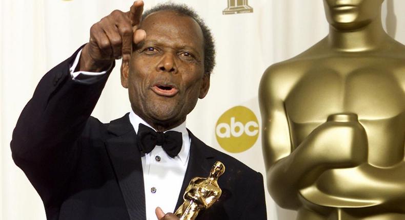 The first black man to win a best actor Oscar Awards Sydney Poitier [Instagram/SydneyPoitier]