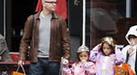 Matt Damon z córkami/fot. East News