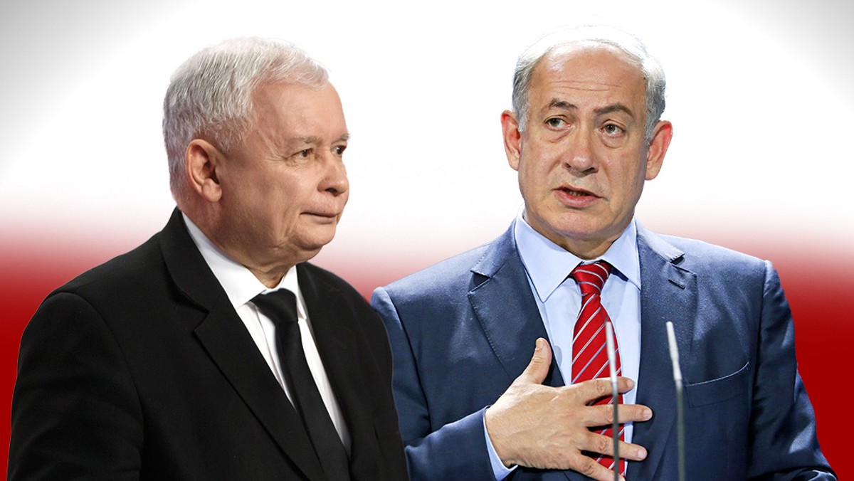 Benjamin Netanjahu Jarosław Kaczyński