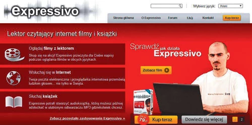 Sztandarowym produktem Ivo Software jest program Expressivo dostępny w kilku językach. Ostatnio firma wprowadziła też usługę, dzięki ktorej nagrań lektorskich można dokonać za pośrednictwem internetu na stronie WWW