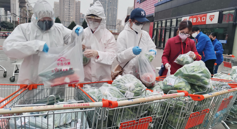 Suspected drug cartels distribute food amid Coronavirus pandemic/Illustration. [AFP]