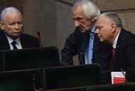 Jarosław Kaczyński, Ryszard Terlecki i Marek Suski