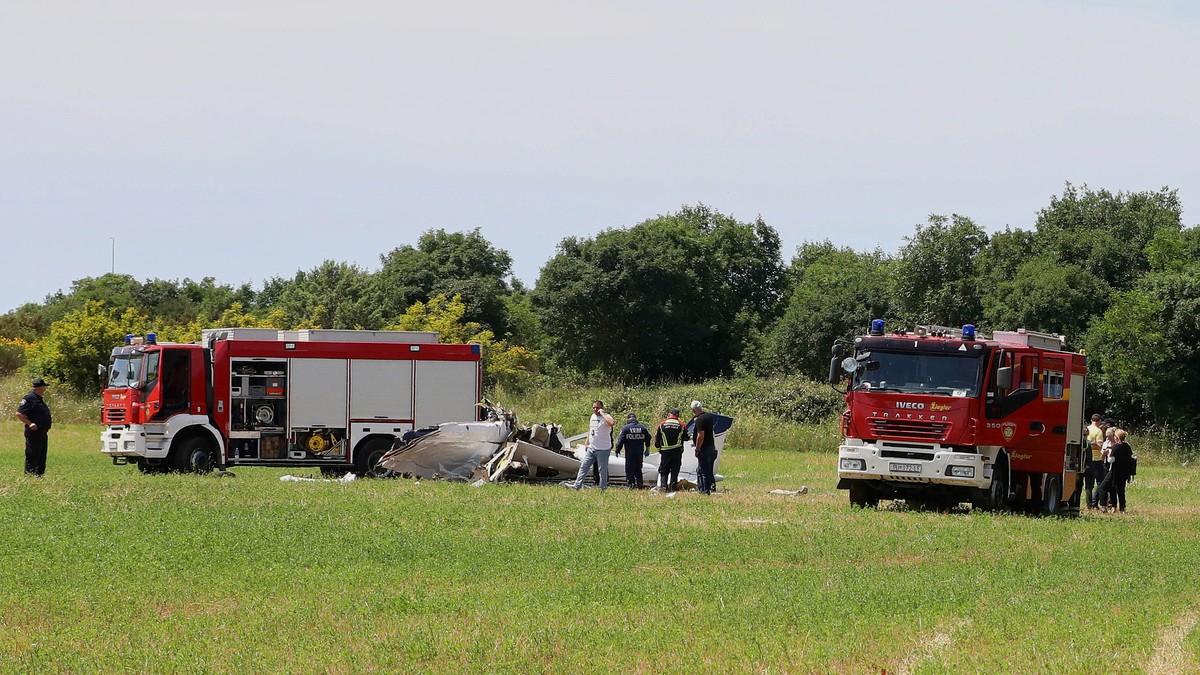 Avion se srušio u Hrvatskoj